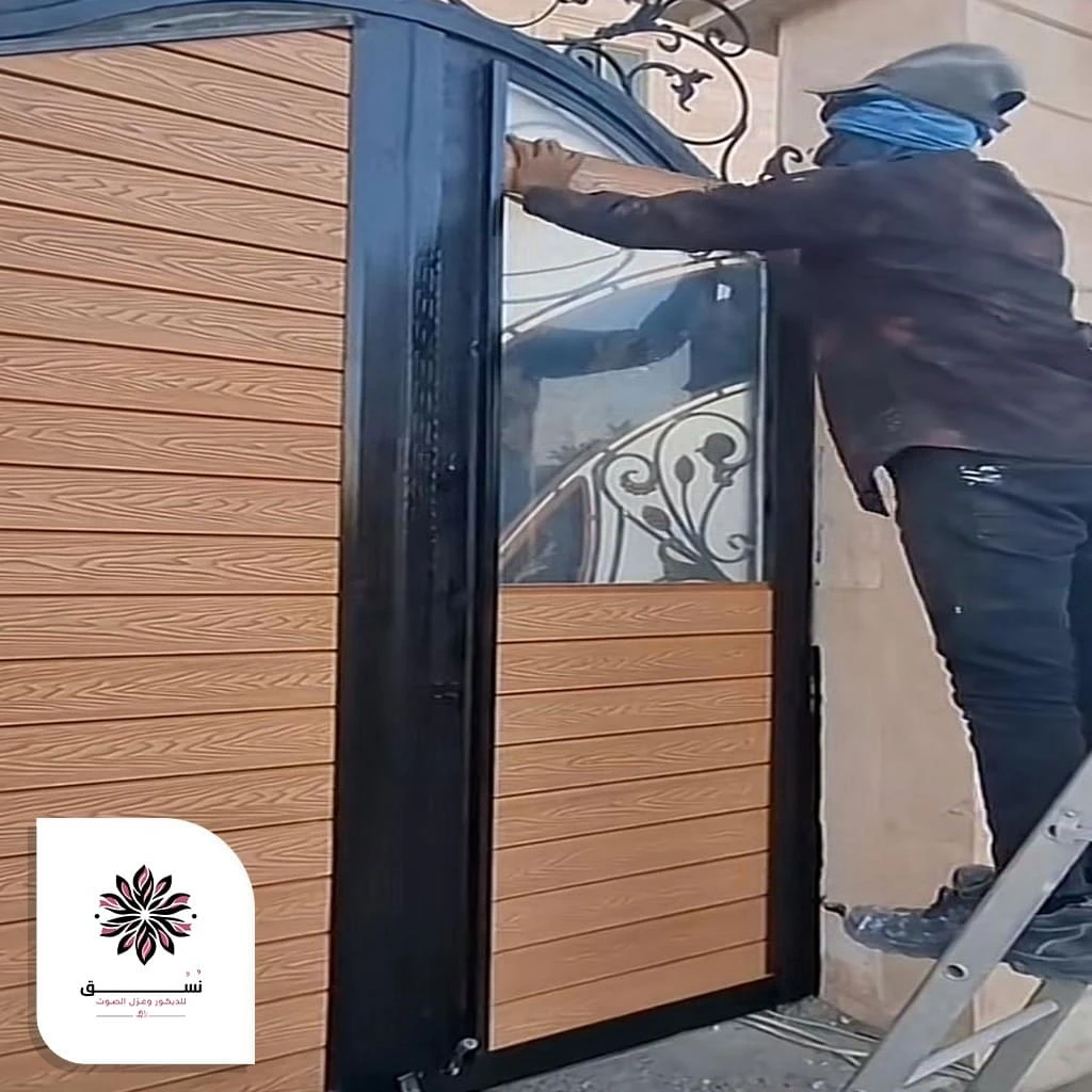 تجليد ابواب الخشب الدمام