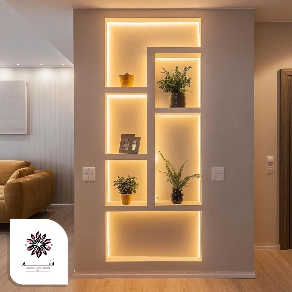 رفوف خشب ديكور الدمام