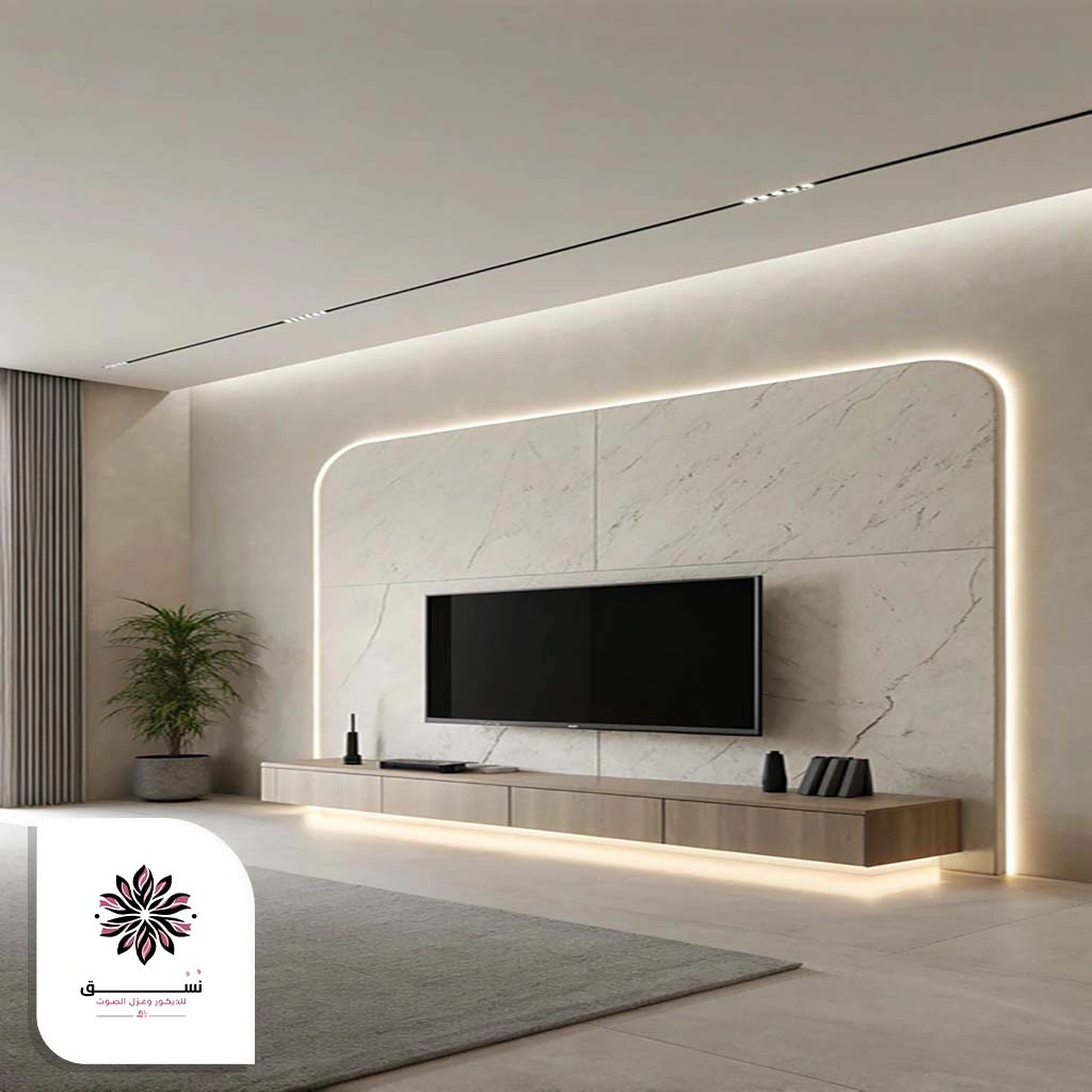 تصميم جدار تلفزيون كيرف الخبر الشمالية